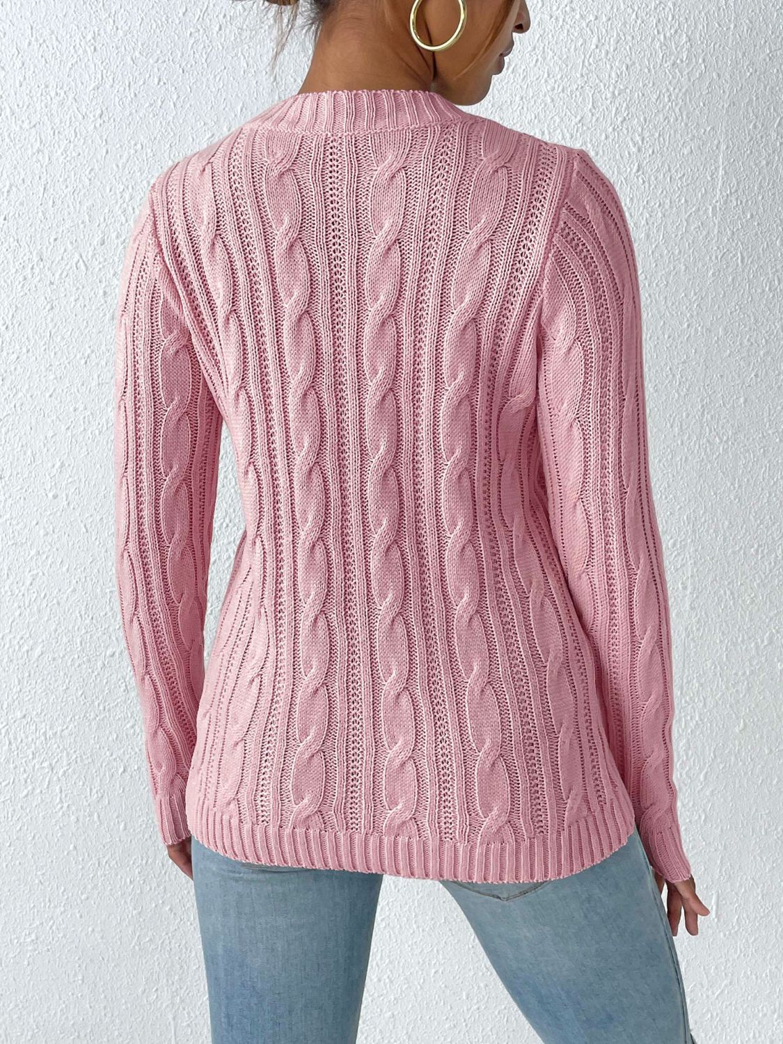 Cable-Knit  Sweater