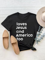 Load image into Gallery viewer, Loves Jesus Short Sleeve T-Shirt
