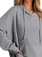 Load image into Gallery viewer, Drawstring Slit Hoodie
