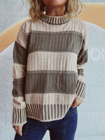 Load image into Gallery viewer, Contrast Striped Sweater
