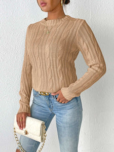 Cable-Knit  Sweater