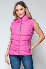 Load image into Gallery viewer, Zip Up Turtleneck Vest with Pockets
