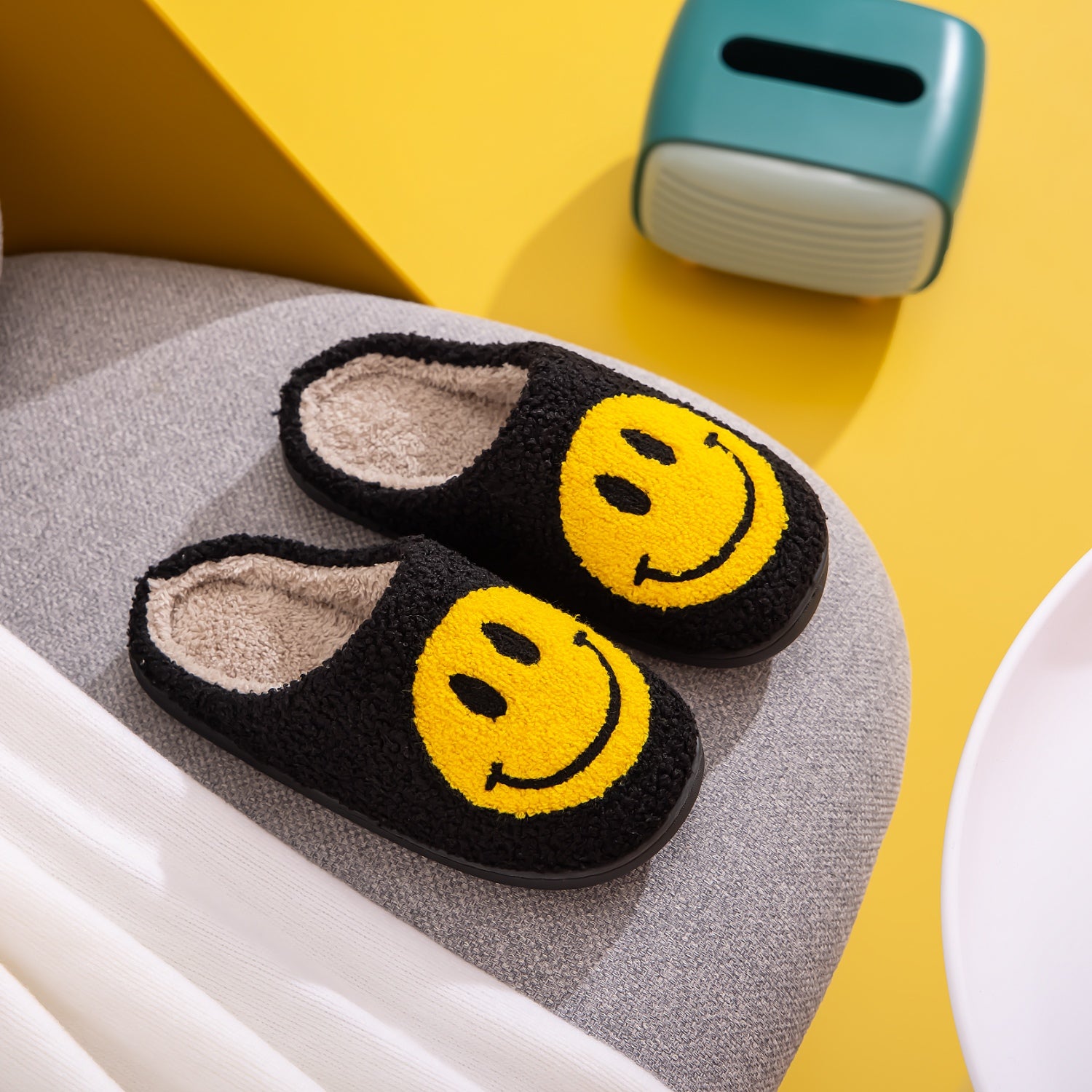 Smiley Face Slippers