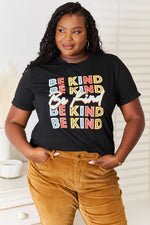 Load image into Gallery viewer, Simply Love BE KIND Graphic Round Neck T-Shirt
