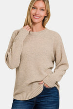 Load image into Gallery viewer, Curved Hem Sweater
