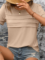 Load image into Gallery viewer, Ivy Lane Round Neck Short Sleeve Top
