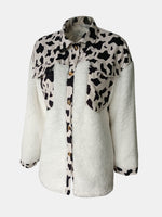 Load image into Gallery viewer, Fuzzy Button Up Long Sleeve Jacket
