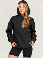 Load image into Gallery viewer, Dropped Shoulder Long Sleeve Hoodie
