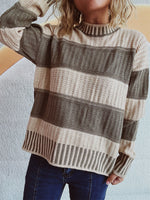 Load image into Gallery viewer, Contrast Striped Sweater
