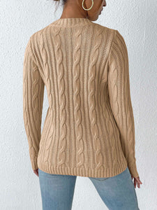 Cable-Knit  Sweater