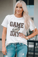 Load image into Gallery viewer, GAME DAY Football Graphic Short Sleeve T-Shirt
