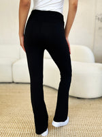 Load image into Gallery viewer, Zenana Full Size High Waist Wide Waistband Bootcut Active Pants
