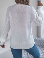 Load image into Gallery viewer, Cable-Knit Long Sleeve Cardigan
