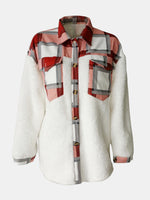 Load image into Gallery viewer, Fuzzy Button Up Long Sleeve Jacket
