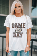 Load image into Gallery viewer, GAME DAY Football Graphic Short Sleeve T-Shirt
