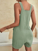 Load image into Gallery viewer, Full Size Scoop Neck Romper with Pockets
