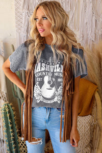 NASHVILLE COUNTRY MUSIC Graphic Tee