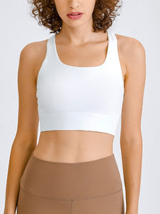 Double Take Square Neck Racerback Cropped Tank