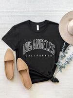 Load image into Gallery viewer, LOS ANGELES CALIFORNIA Round Neck T-Shirt
