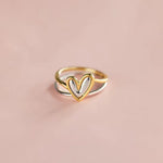 Load image into Gallery viewer, Heart Shape Irregular 925 Sterling Silver Ring
