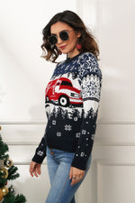 Load image into Gallery viewer, HAPPY Christmas Raglan Sleeve Sweater
