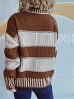 Load image into Gallery viewer, Contrast Striped Sweater
