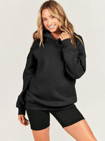 Load image into Gallery viewer, Dropped Shoulder Long Sleeve Hoodie
