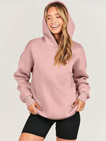 Load image into Gallery viewer, Dropped Shoulder Long Sleeve Hoodie
