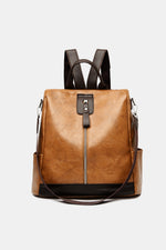 Load image into Gallery viewer, PU Leather Backpack Bag
