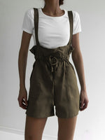 Load image into Gallery viewer, Drawstring Wide Strap Overalls with Pockets
