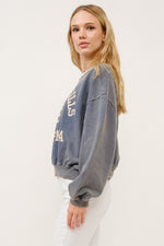 Load image into Gallery viewer, And The Why BEVERLY HILLS 92 CALIFORNIA Contrast Crop Sweatshirt
