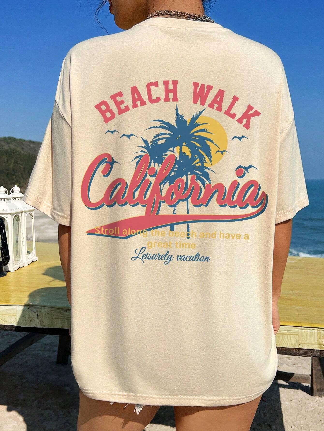 Cali Beach Walk T-Shirt