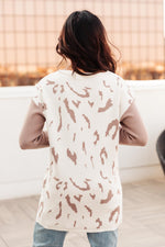 Load image into Gallery viewer, Abstract Animal Print Sweater
