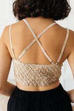 Load image into Gallery viewer, Lace Bralette in Taupe

